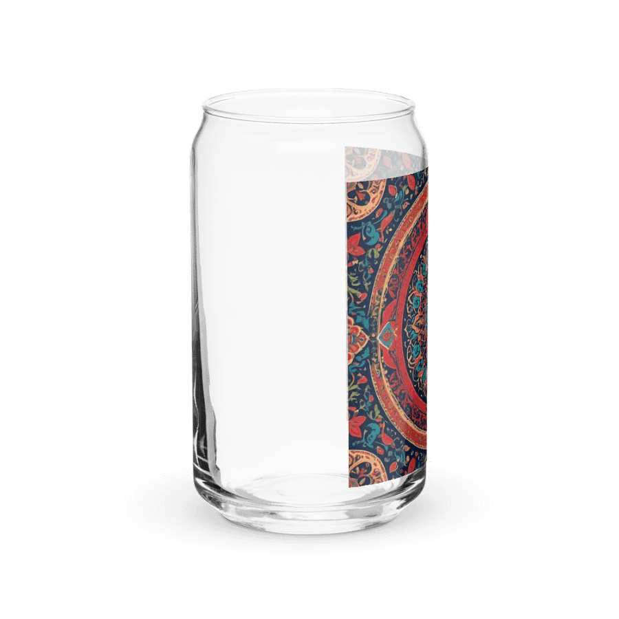 Glass with Persian Carpet Design Mix of Beautiful Colors product image (40)