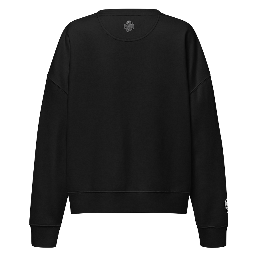 ⚫ 100% Organic Cotton - ⚫ Black Dragon – Shadowborn Command Sweater product image (3)