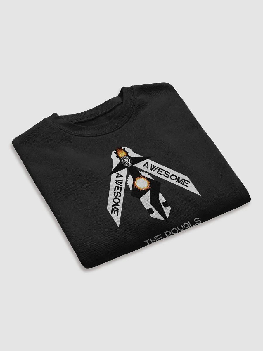 Lion Penguin Flame Crop Sweatshirt product image (7)