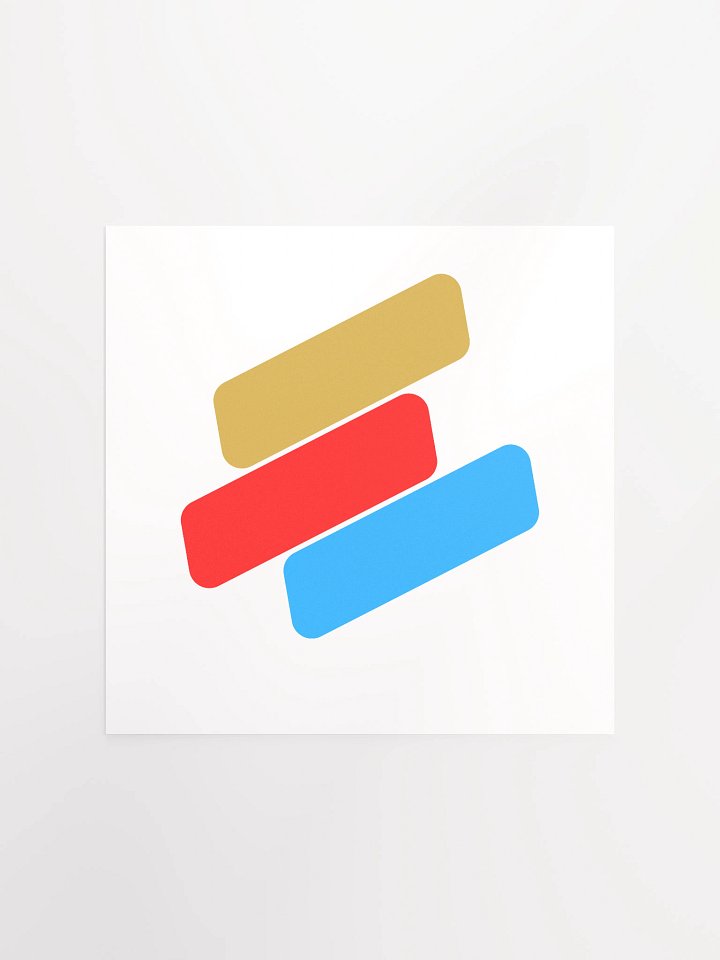 Vibrant Overlapping Rectangles Poster product image (5)