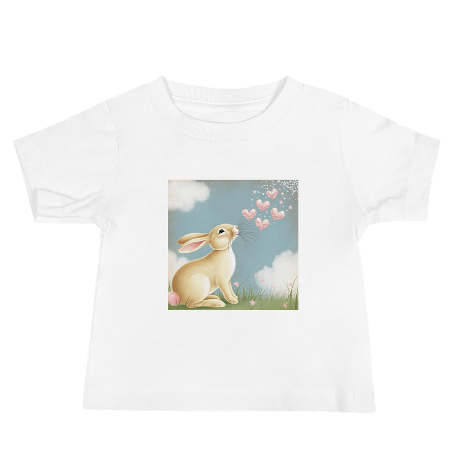 Whimsical Bunny Love Baby Tee product image (2)