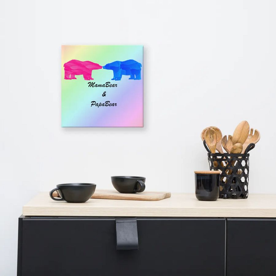 Mama & Papa Bear Canvas product image (11)