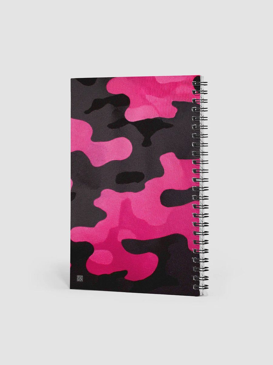 Spiral Notebook black and pink camo product image (2)