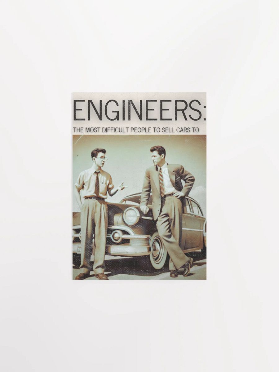 Engineers - The Most Difficult People To Sell Cars To product image (6)