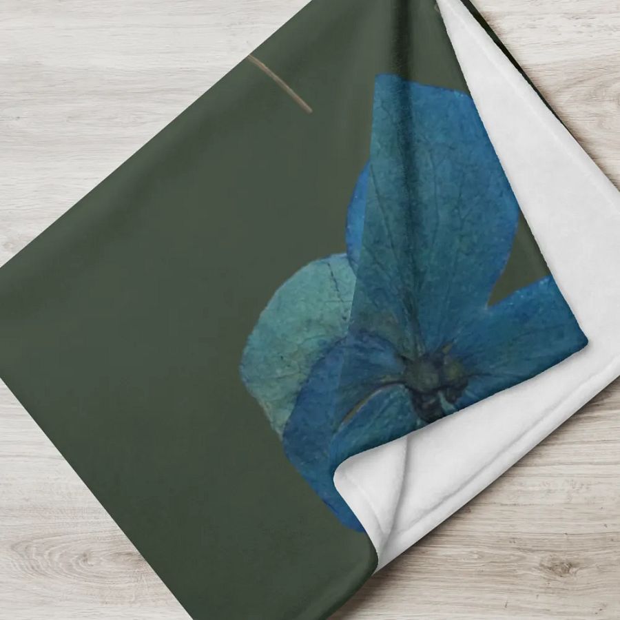 Floral Throw Blanket_Green product image (17)