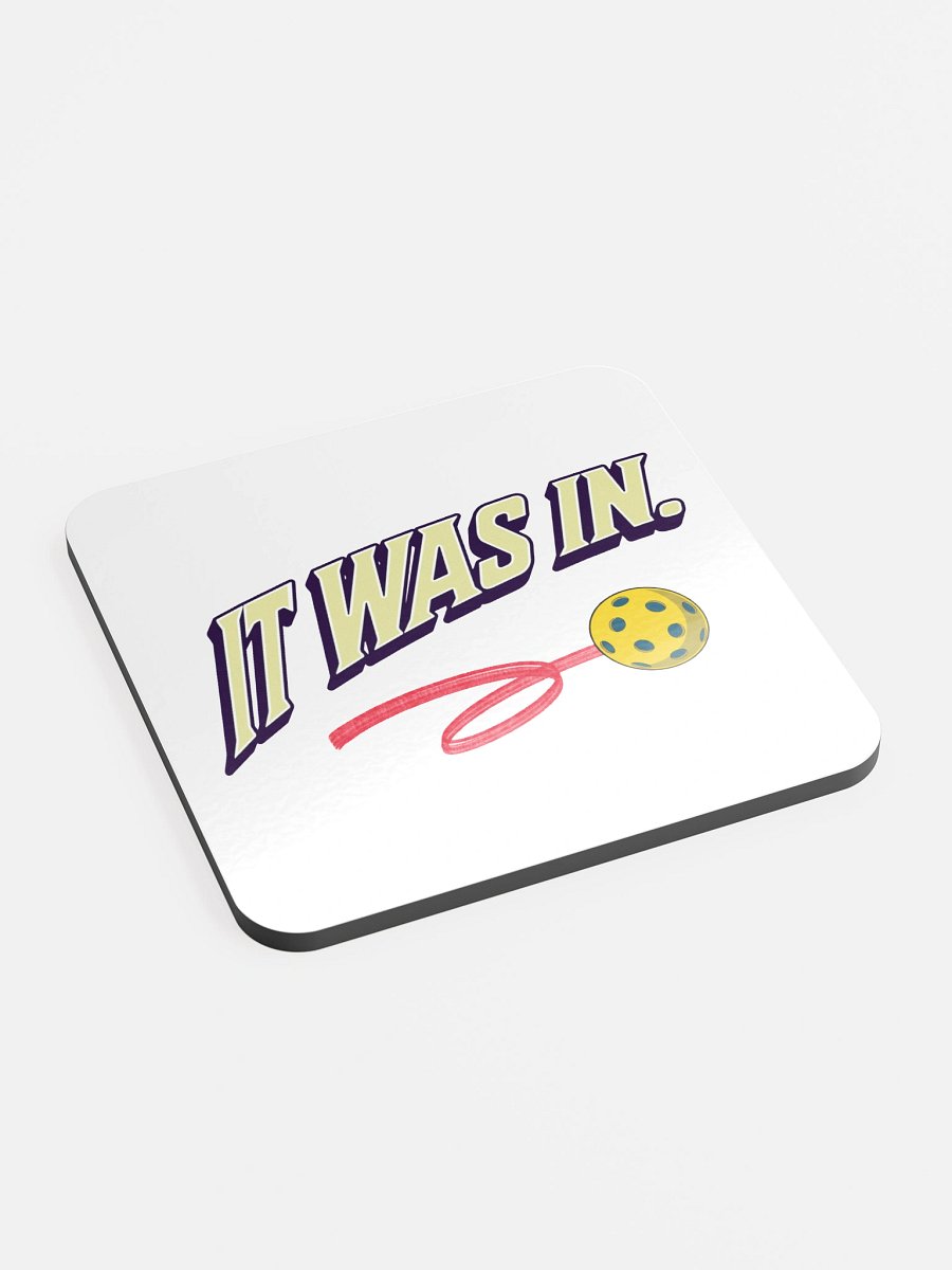 It Was In Pickleball Velocity Vibes Cork Coaster product image (3)