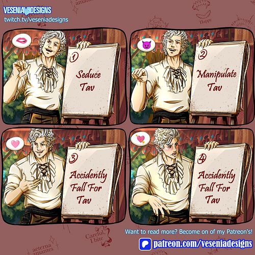 First, he seduces Vess. Second, he manipulated Vess. Third… I accidentally fell in love. He was so caught up, he wrote it aga...