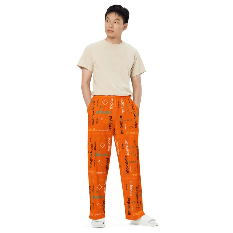 cozy pants fun contrast pattern product image (2)