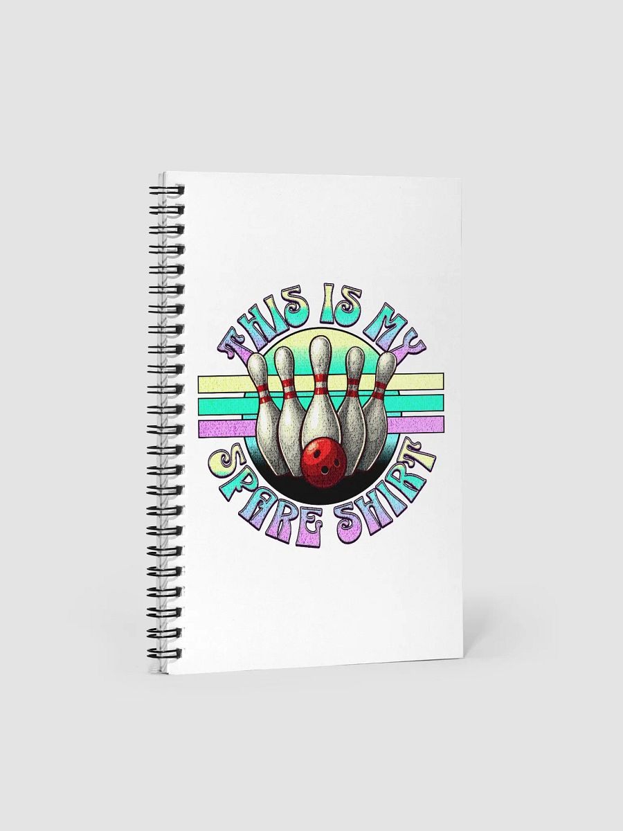 This Is My Spare Shirt Bowling Strike Spiral Notebook product image (2)