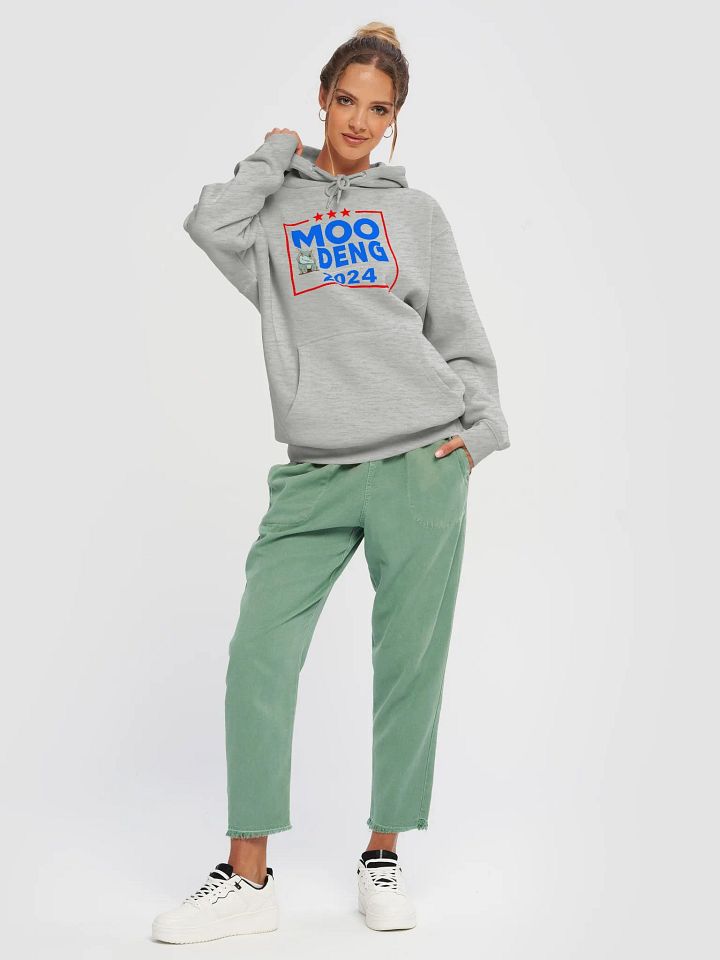 Moo Deng Funny Election 2024 Cute Hippo Hoodie product image (2)