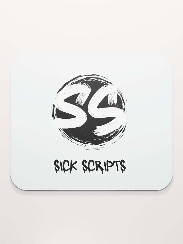 SickScripts B&W Mouse Pad product image (2)