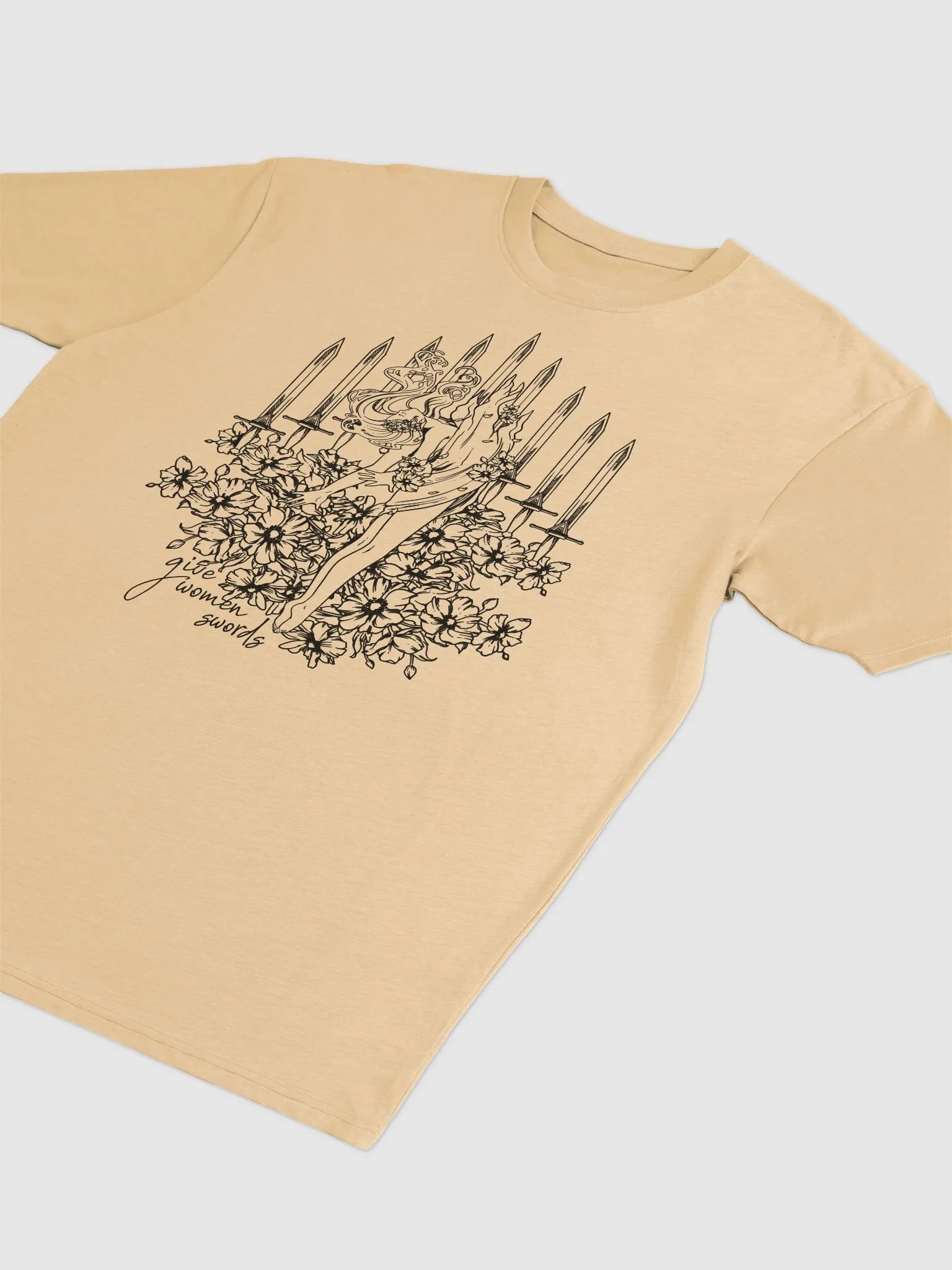 'Give Women Swords' Heavyweight Tee product image (7)