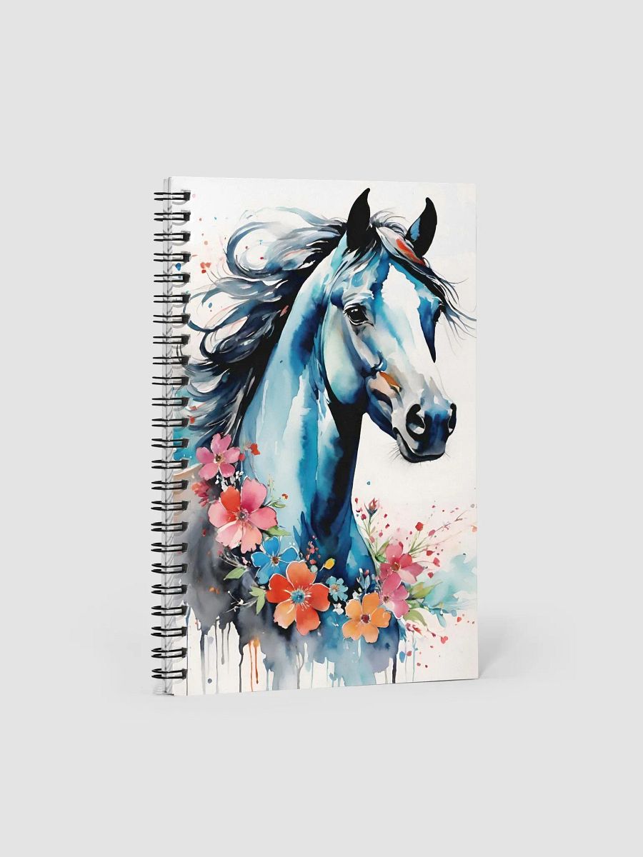 Ethereal Floral Equine Dreams Spiral Notebook product image (1)
