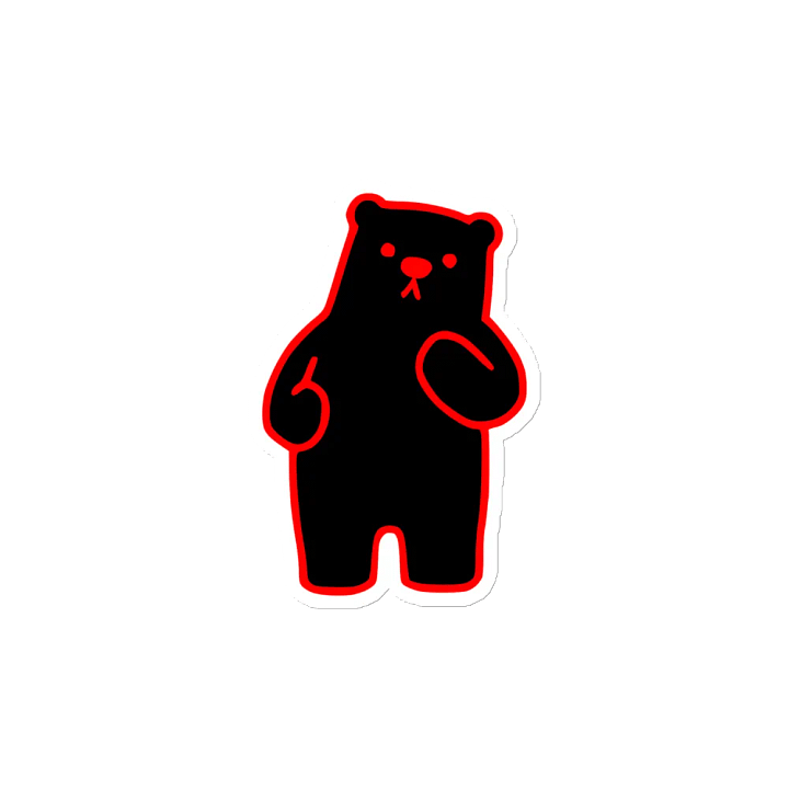 Demon Bear Magnet product image (1)