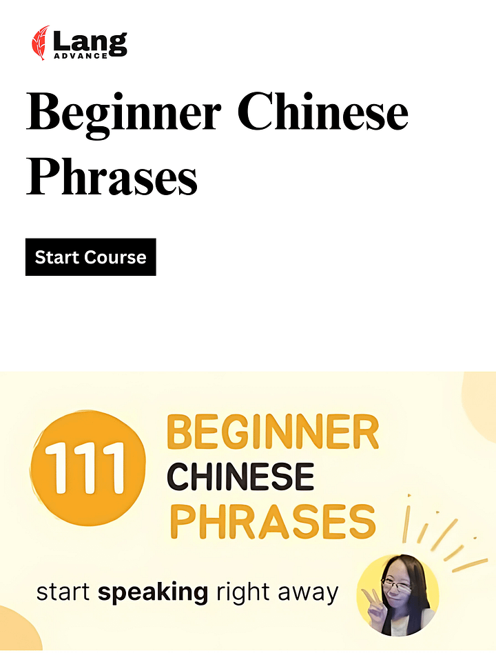 111 Beginner Chinese Phrases product image (1)