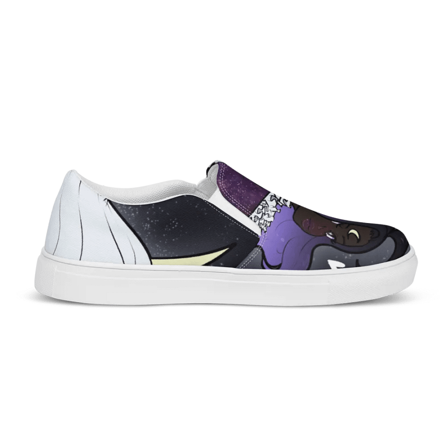 Crescent Princess - Slip On Mens Canvas Shoes product image (8)