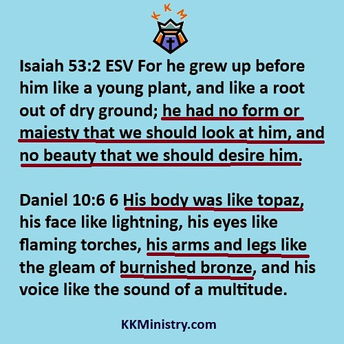 Jesus was not cute like a lot of the pictures we’ve seen of him. 🙂 He was not very handsome either per bible scriptures and h...