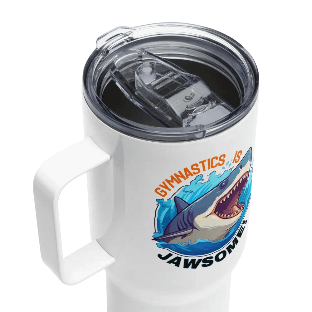 Gymnasticis is JAWSOME! Stainless Steel Travel Mug product image (6)