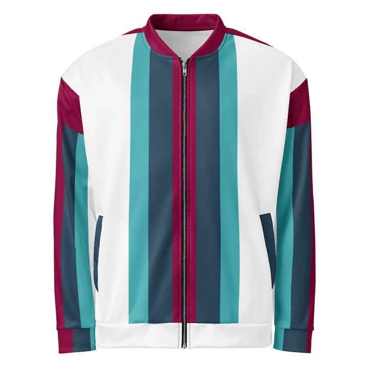 Customizable Stripes All-Over Bomber Jacket product image (1)