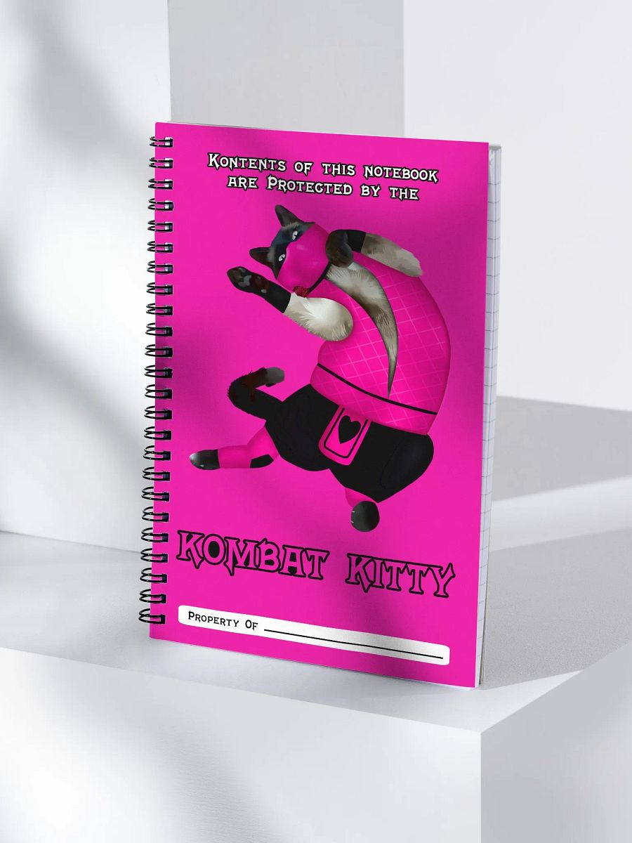 Kombat Kitty Notebook product image (4)