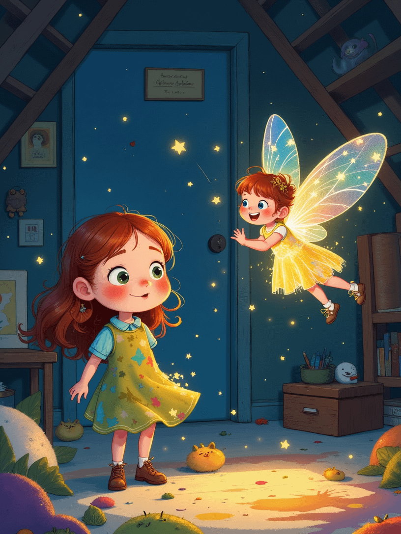 The Girl Who Painted Rainbows | Kids Story PDF | Joyful Story for Ages 3-8 | 25 Pages Art + 25 Pages Text | Instant Digital Download eBook product image (3)