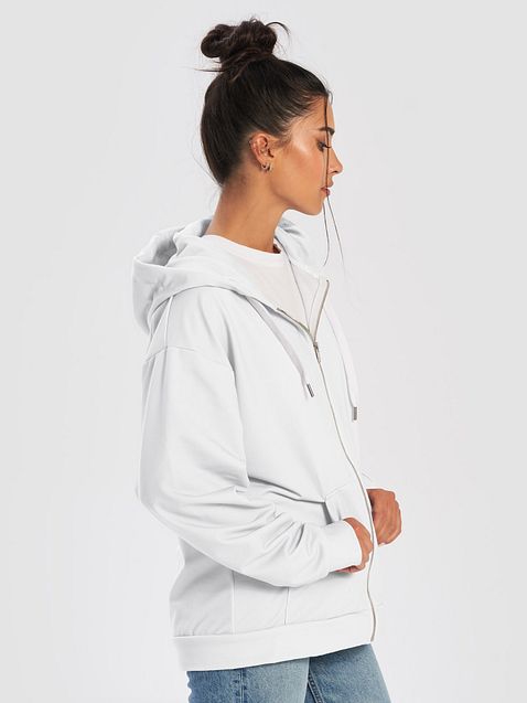 Photo showing All-Over Print Recycled Unisex Zip Hoodie