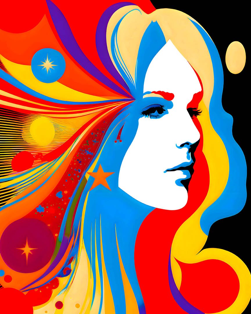 Psychedelic Woman Poster product image (1)