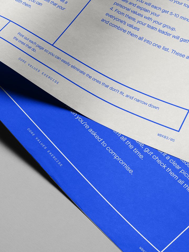 Motto® Core Values Workbook product image (2)
