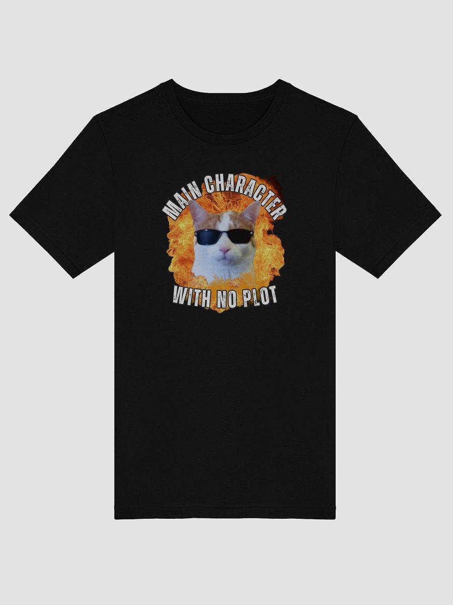 Main Character With No Plot Cat T-Shirt product image (9)
