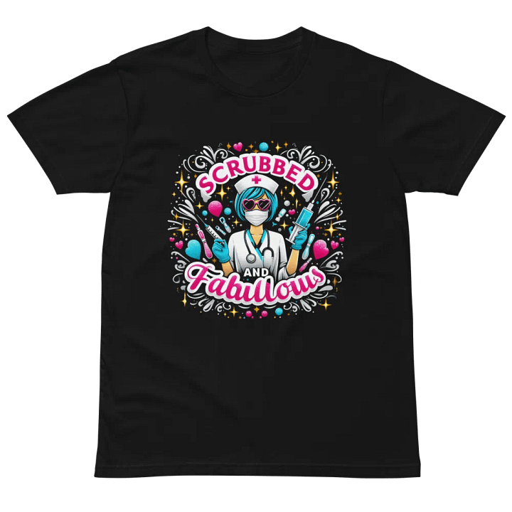 Fabulous Nurse Illustrated Premium T-Shirt product image (4)