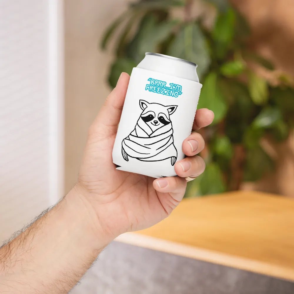 Chilly Raccoon Can Cooler product image (6)