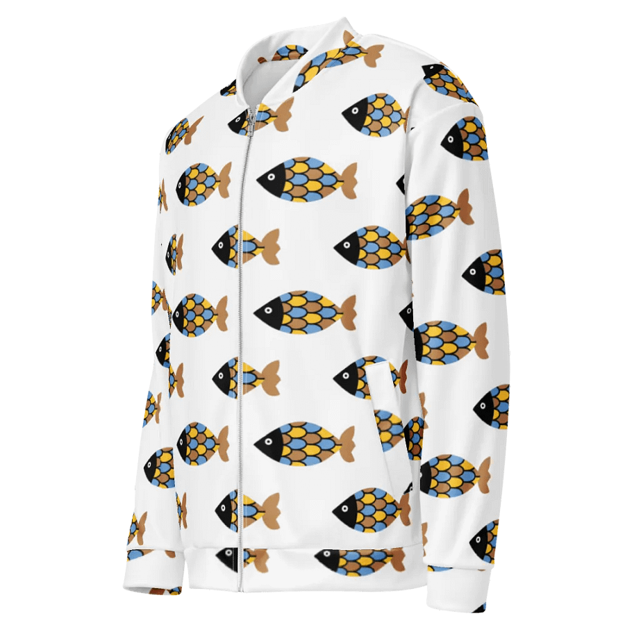 Geometric Mosaic All-Over Bomber Jacket product image (7)