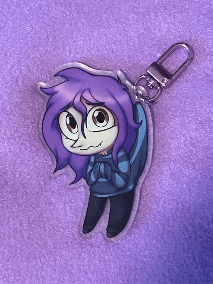 Randell purple keychain product image (2)