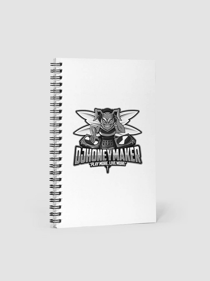 Black & White Logo Spiral Notebook product image (1)