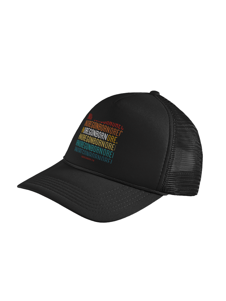 OregonBorn Vintage Sunset Foam Trucker Hat product image (2)