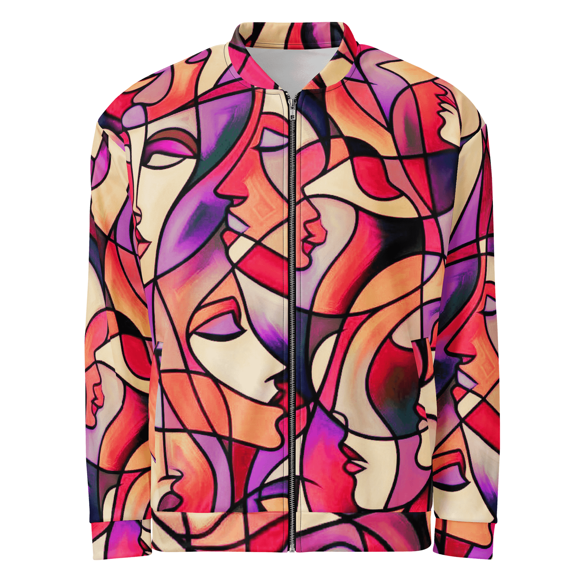 Womеns Faces Bomber Jacket product image (1)