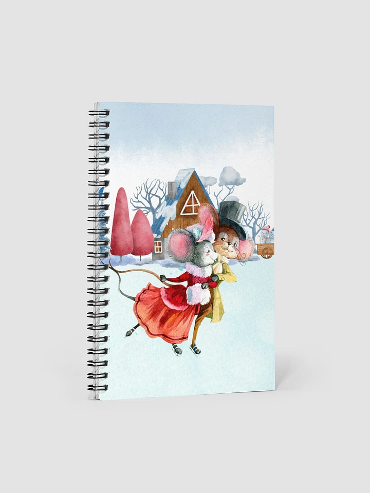 Warm Winter Embrace Spiral Notebook product image (1)
