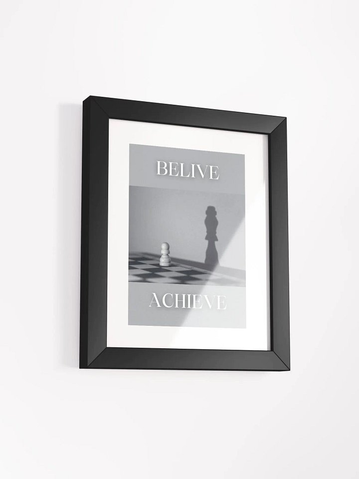 Believe to Achieve Chess Shadow Art product image (2)