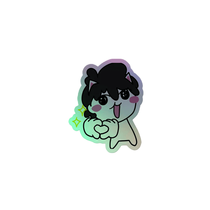 MasoHeart Holographic Sticker product image (2)