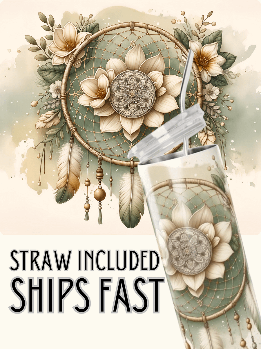 Dreamcatcher Delight Stainless Steel Tumbler product image (1)