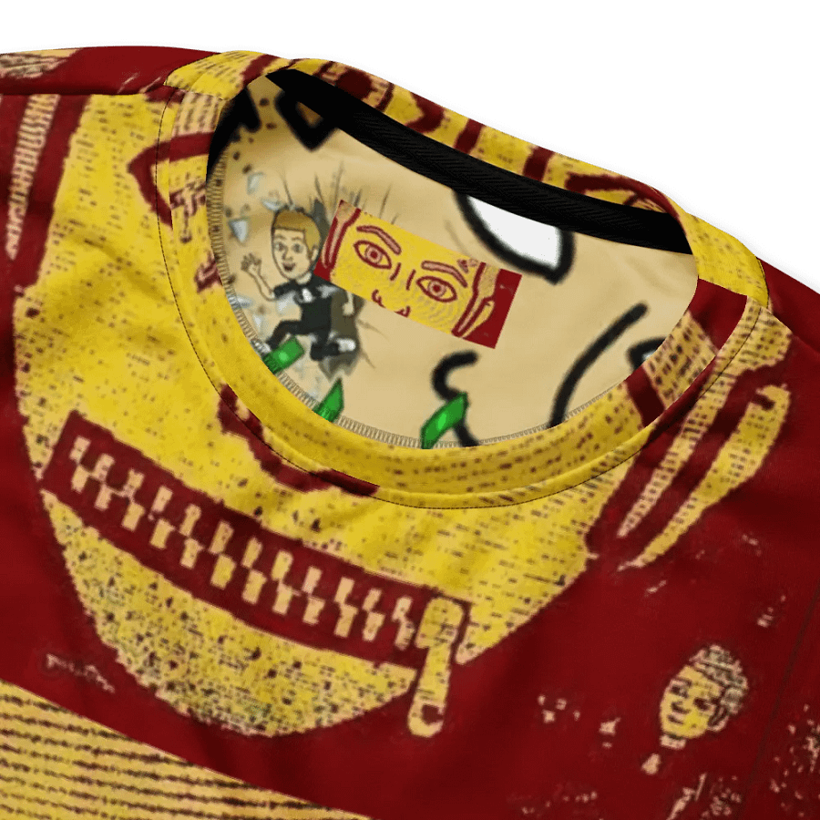 SavageOnDemand Print # (GOLD-DRIP-PLAID-SWEATSHIRT-REMIX) product image (4)