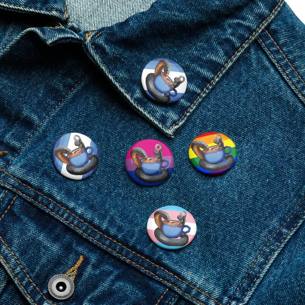 Snek Mug Pride Pins product image (4)