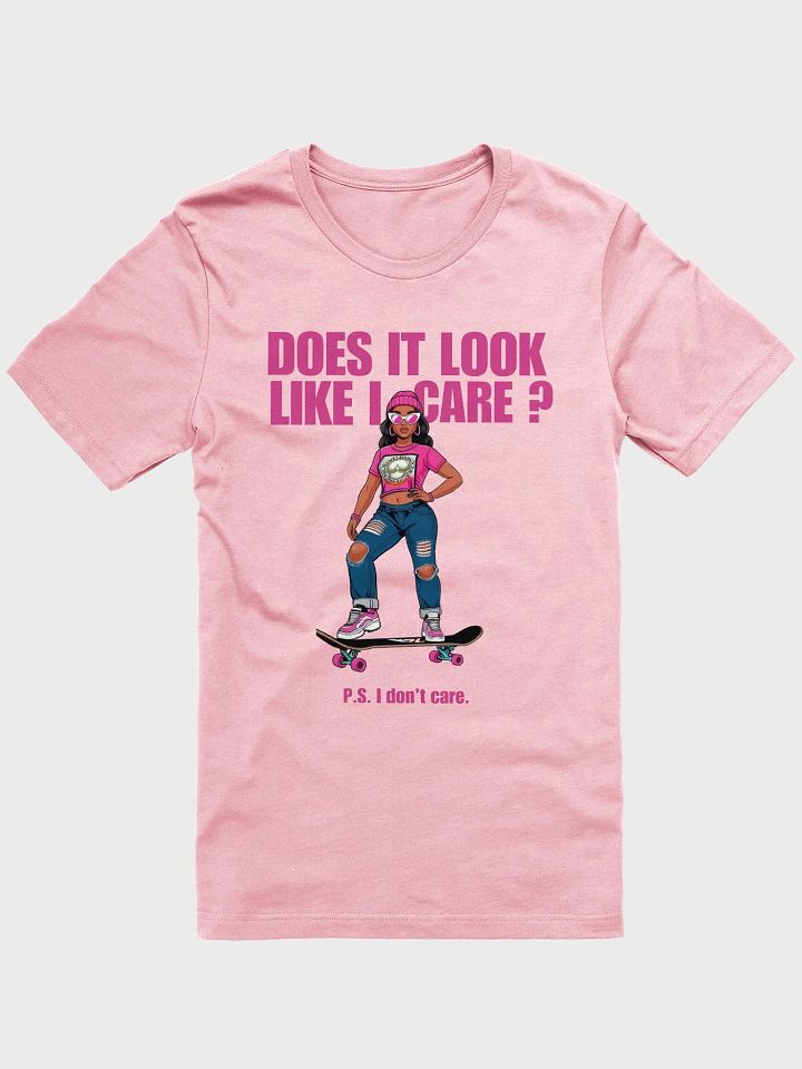 Does It Look Like I Care? – Cotton T-Shirt product image (1)