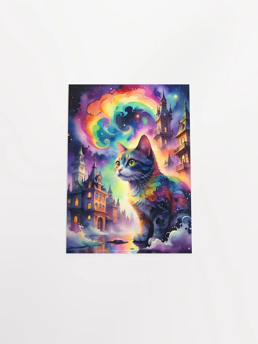 Rainbow Castle Cat Poster product image (12)