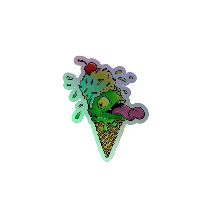 Goblin Mode Creamery Cone logo - Holographic Sticker product image (2)