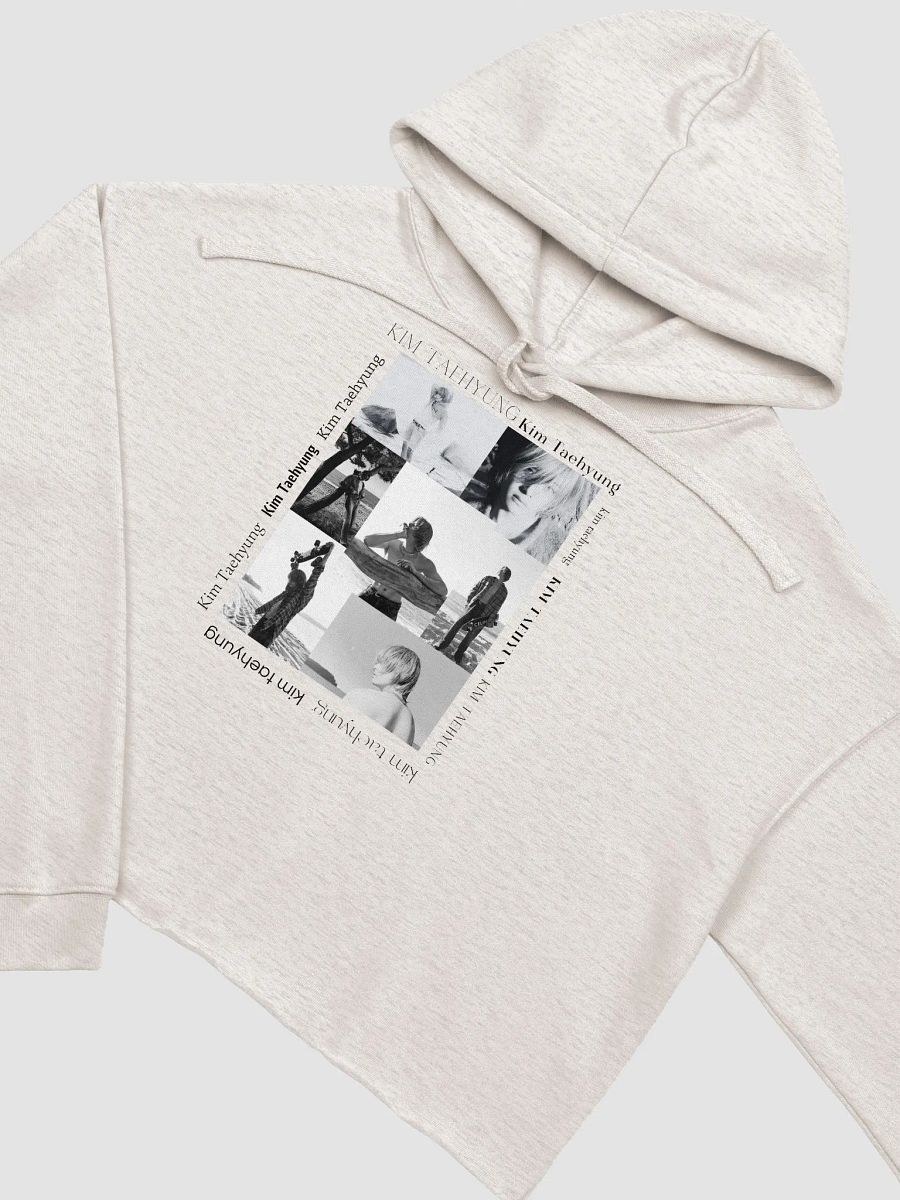Kim Taehyung Fleece Crop Hoodie product image (3)