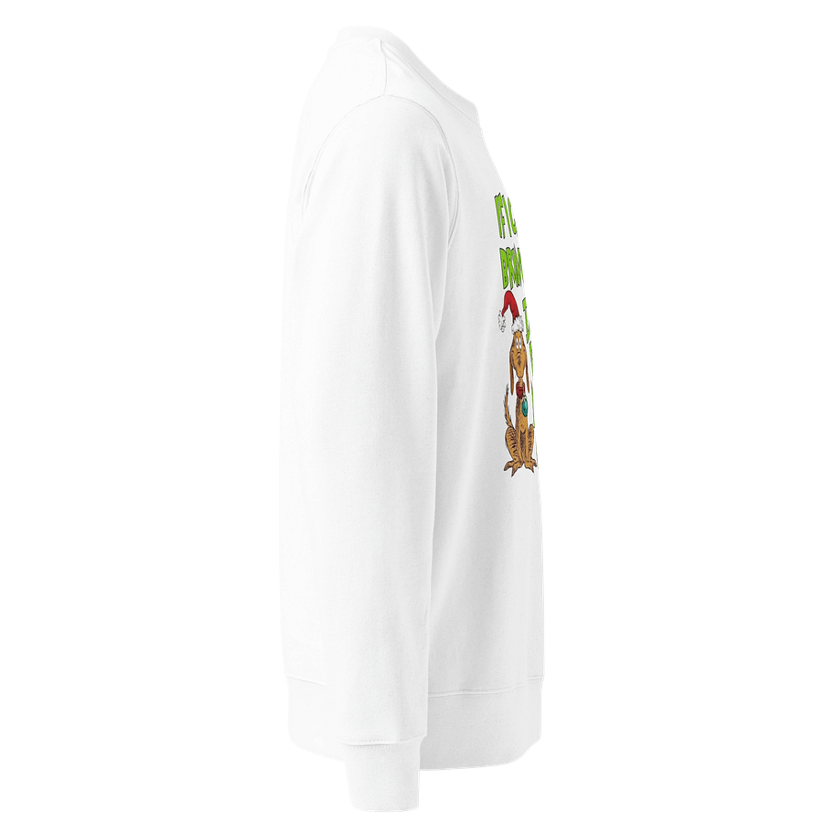 NO DOG, NO GO Unisex Organic Sweatshirt product image (4)