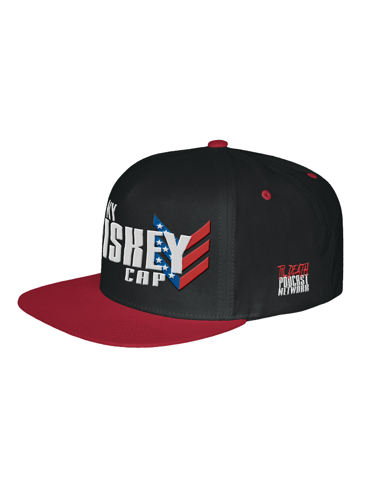 "THIS IS MY WHISKEY CAP" Flat Snapback Hat - Embroidered product image (12)