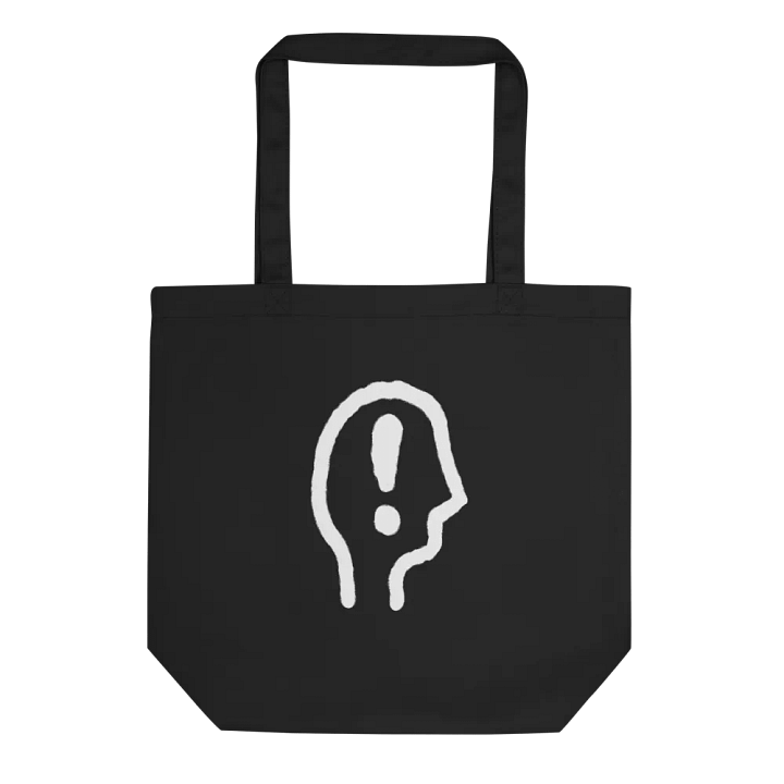 EXCLAIMING MENTALLY (white design) tote bag product image (1)