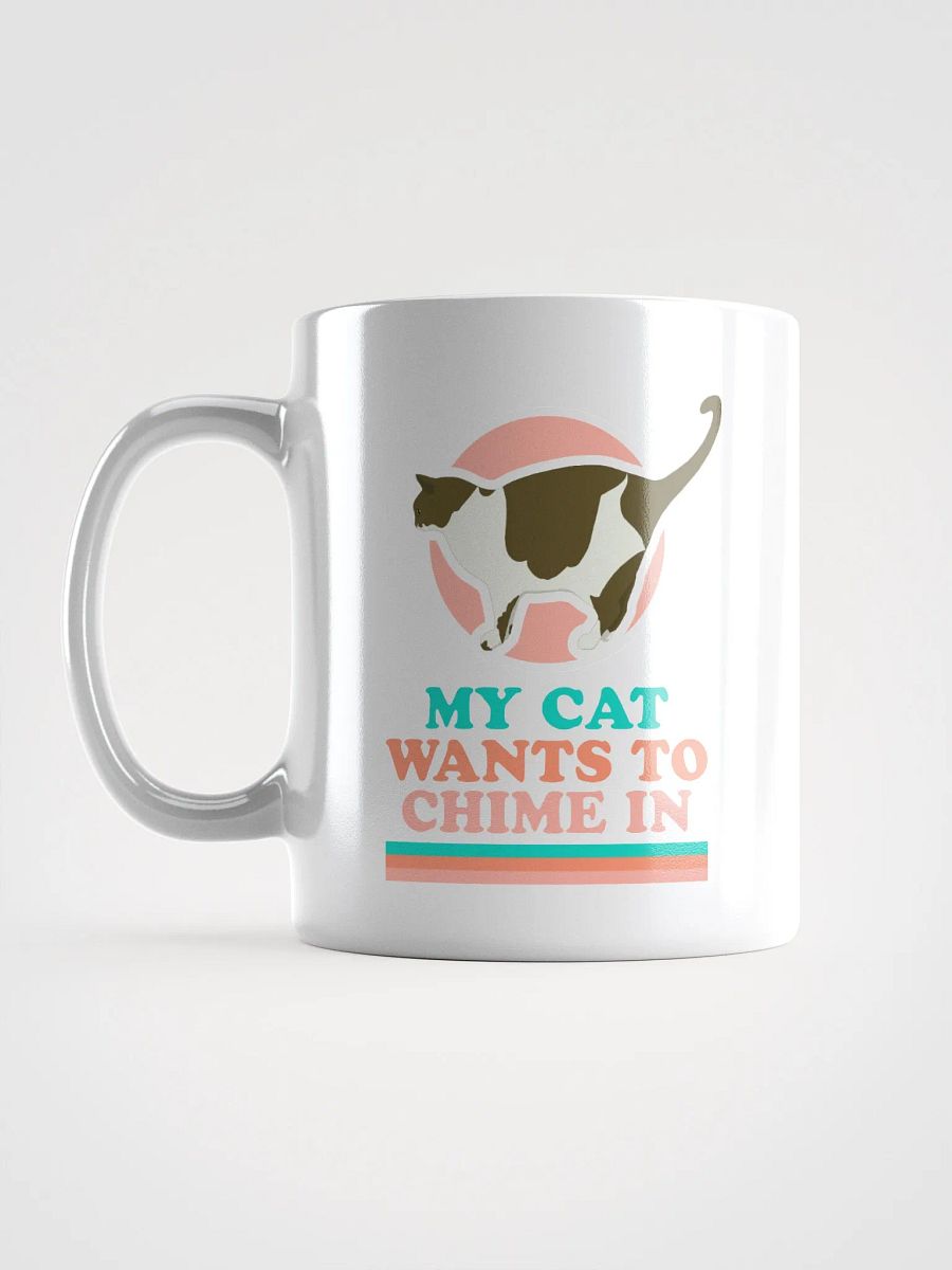Cat Chime - White Mug product image (12)